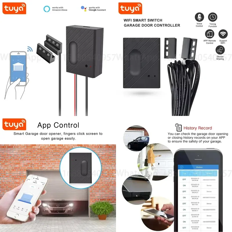 2025 Hot Selling Intelligent Smart WiFi Automatic Garage Door Opener PST-WD400A