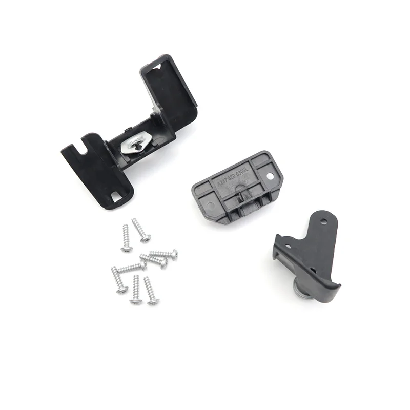 Black Fixed Lamp Corner Bracket For Mercedes-Benz GLB X247 Car Headlight Repair Kit 2020-2024 with Screws 2478200303  2478200403