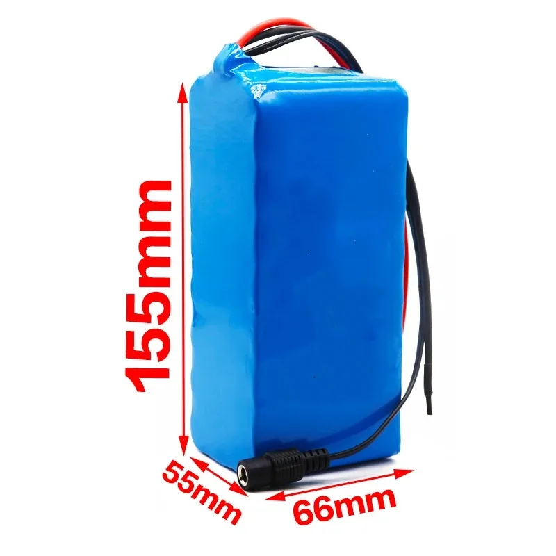 Nuevo Placa de protección de batería de litio 18650, paquete de batería de 12v 50000mAh para inversor minero + cargador de 12,6 V