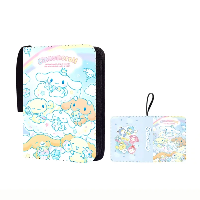 Sanrio Card Binder Photocard Pu Zipper Photo Album Carte Holder 400pcs/900pcs Kids Toys Collection Folder Letters Cards\' Hobbies