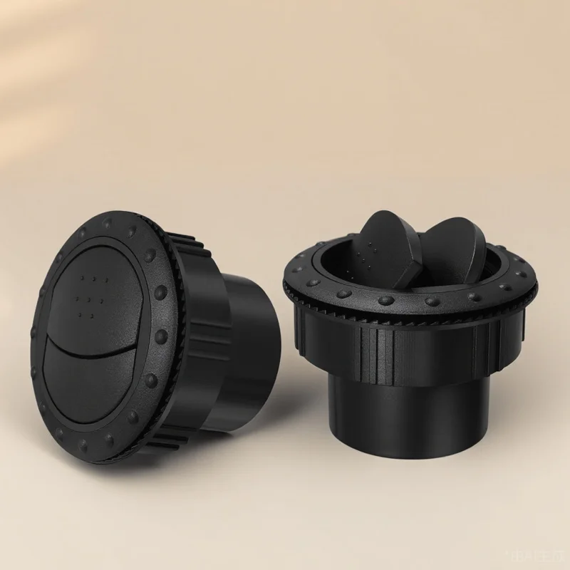 

2Pcs Air Conditioning Outlet 60mm Dashboard Air Vent Outlet Side Roof Mount Universal Car Rv Atv Ventilation Deflector Premium