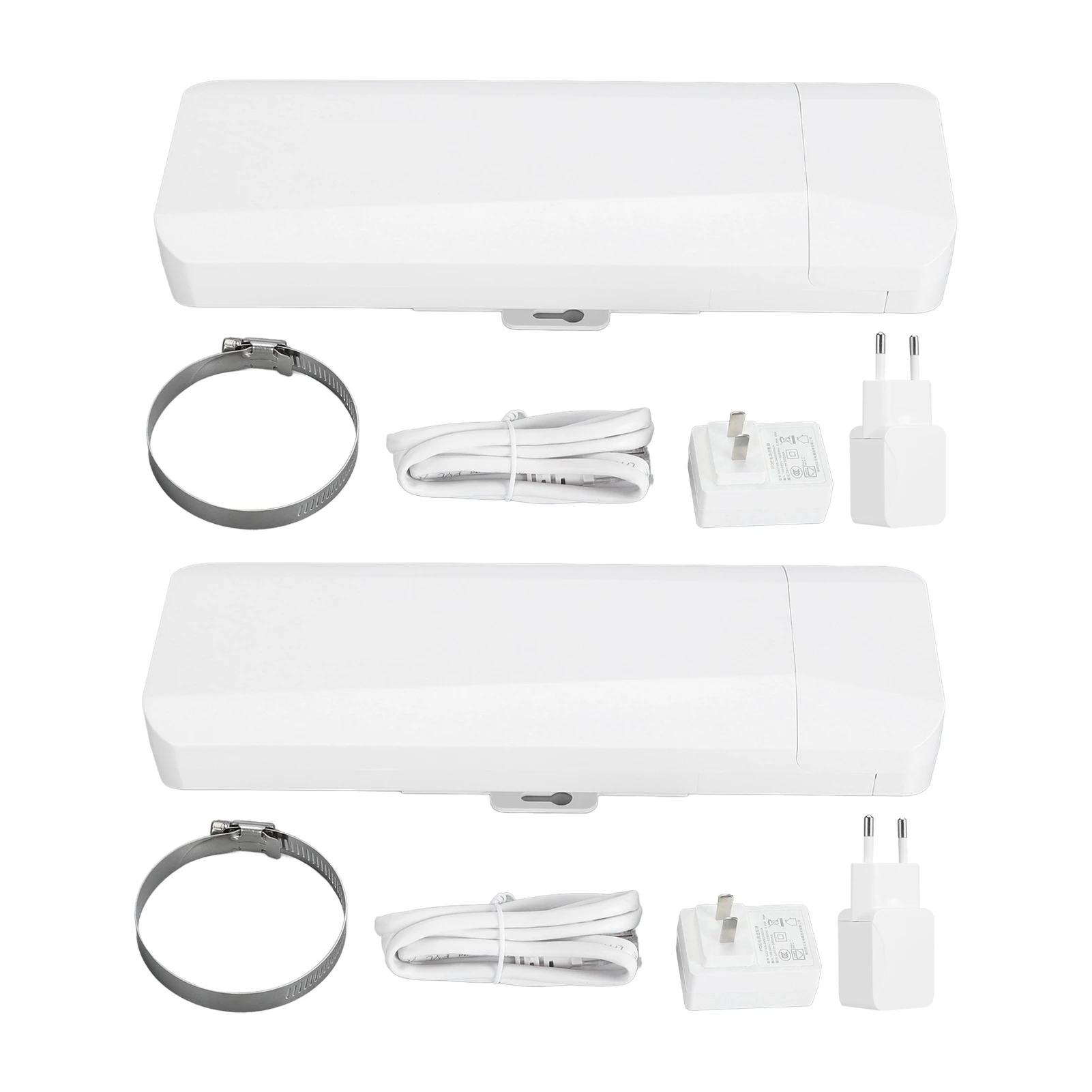 

Wireless WiFi Bridge Point to Point 5.8G 3KM 2 RJ 45 LAN Port WiFi Ethernet Bridge with 14dBi High Gain Antenna Internet Bridge