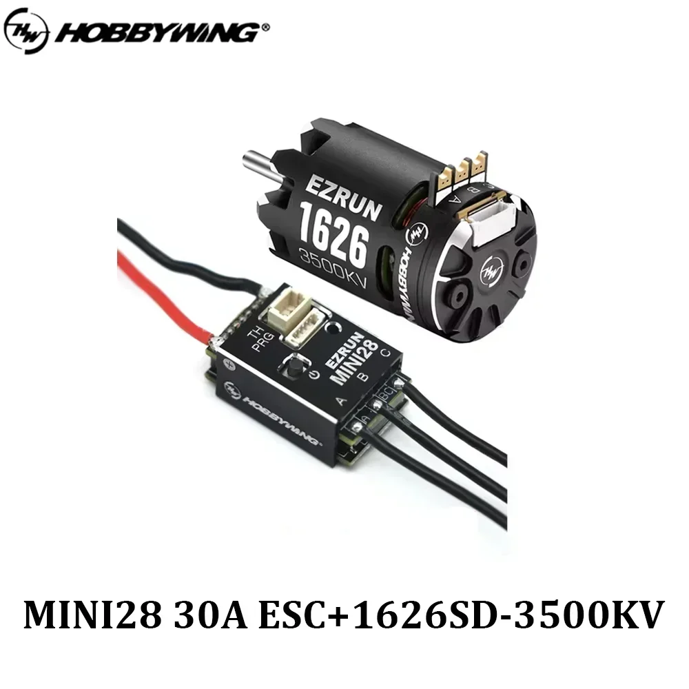 Hobbywing EZRUN 1626 SD 3500/5000/6500KV Sensored Brushless Motor + MINI28 30A ESC Combo voor 1/28 GL Racing/Drift Auto