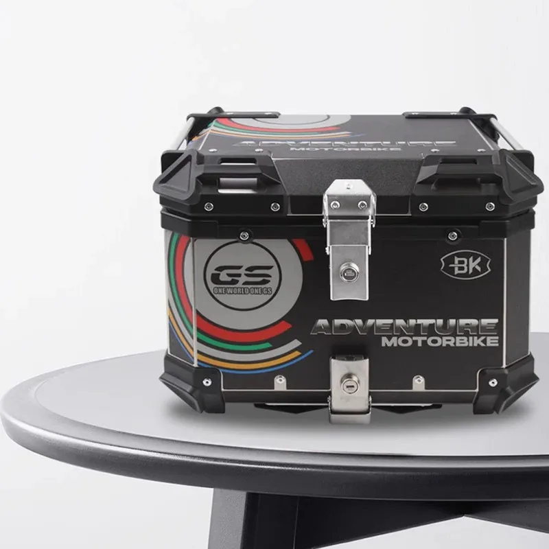 

Factory Hot Selling Motorcycle Aluminum Box Rear Lage Storage Case Moto Top Case 45L 55L 65L Motorcycle Tail Box For YAMAHA