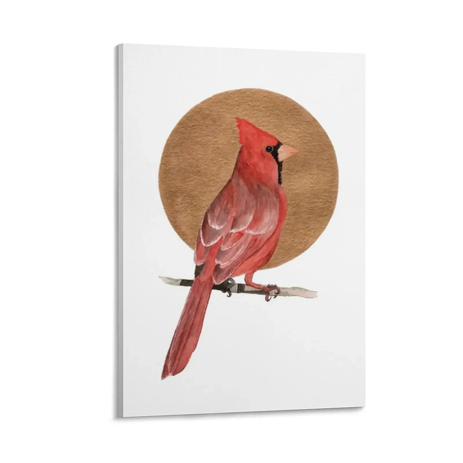 

Watercolor Male Cardinal Canvas Painting anime figure painting