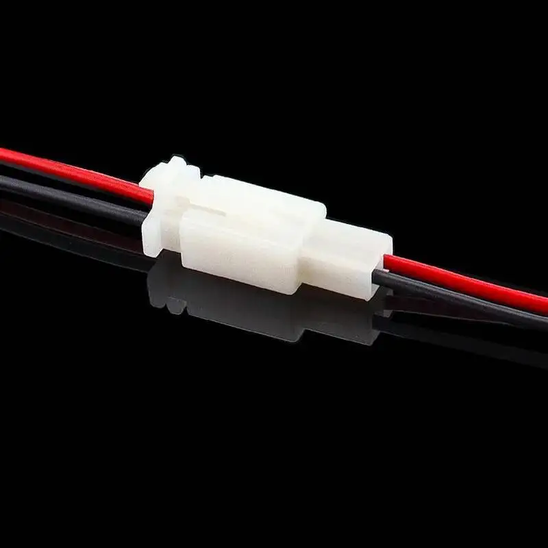 1 Kit 2 Pin Way Electrical Wire Connector Plug Set Auto ConneCtors With Cable/total Length 21CM
