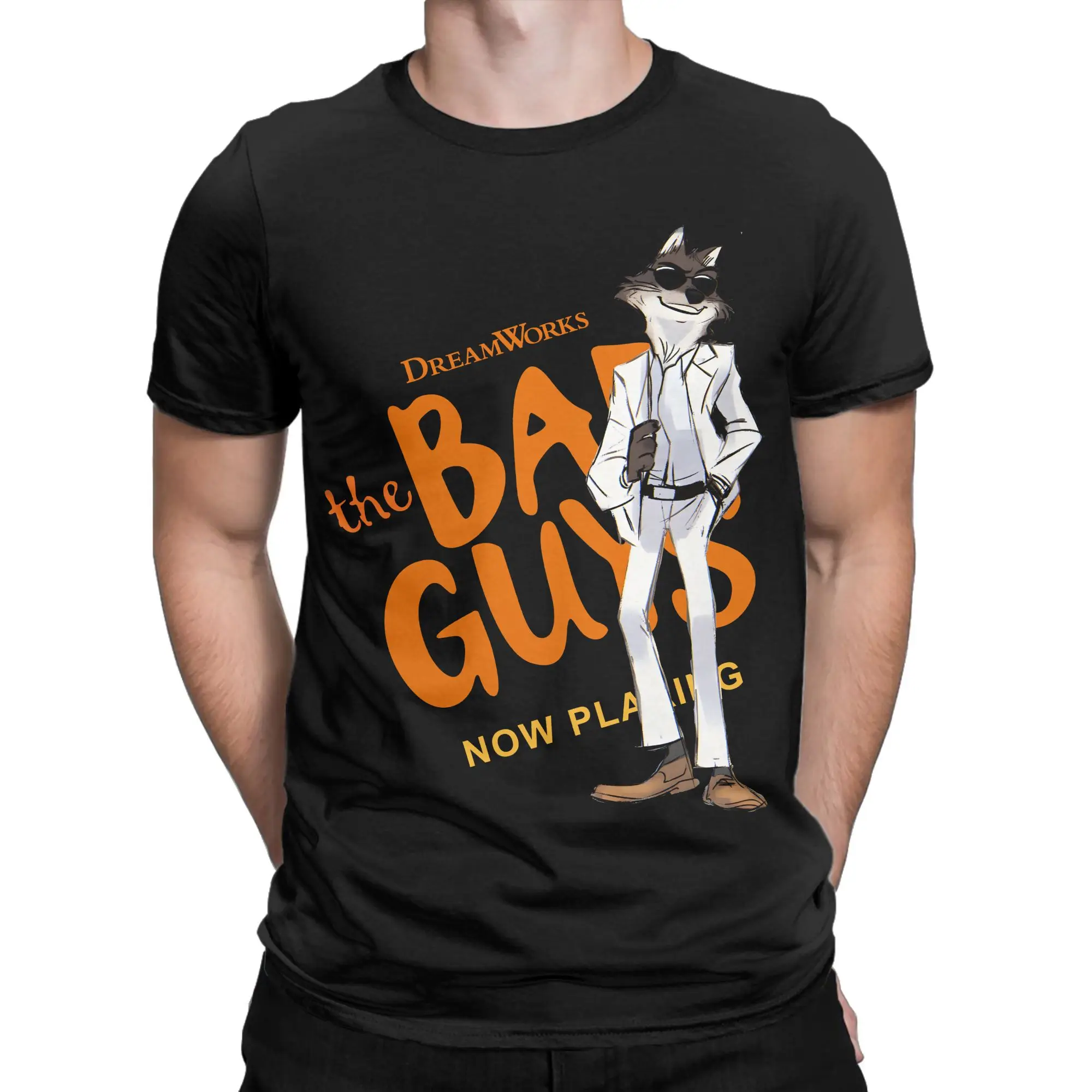 

Men The Bad Guys 2 Cartoon T Shirts Cotton Clothes Vintage Short Sleeve Crew Neck Tees Gift Idea T-Shirt