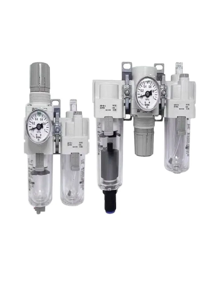 

Triple 2-piece Pneumatic Filters AC20/30/40-02/03/04 G/C/CG/D/DG-A Air Source Treatment Unit SMC-typee