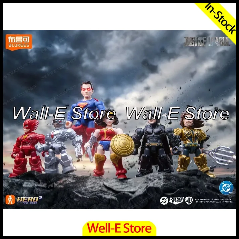 

В наличии: Оригинальные фигурки Blokees DC Justice League Series, Бэтмен и Супермен, версия Defender 02, аниме-коллекционные игрушки, подарок для мальчика