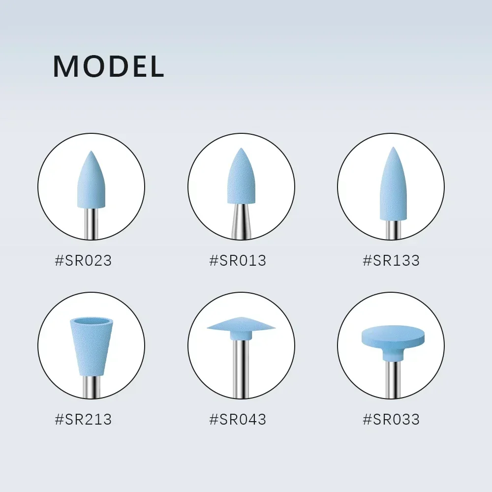 10pc SR Dental Polishing Set: Optimal Silicone Tools for Coarse/Fine Finish Finishing & Polishing Teeth, Composites, Porcelain