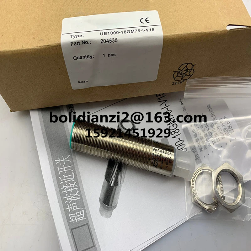 

New genuine ultrasonic sensor UB1000-18GM75-I-V15 UB1000-18GM75-V-V15 It's in stock