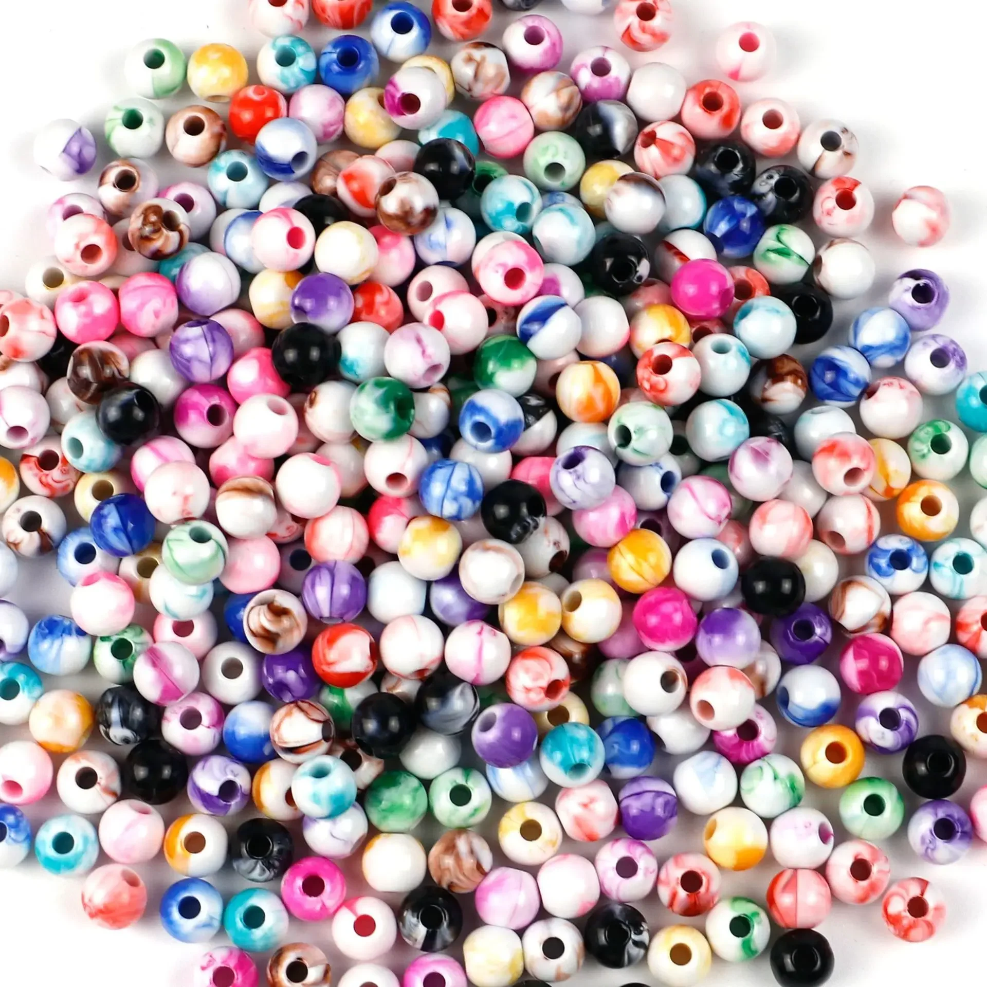 

100pcs DIY Accessories 8 Mm Liquid Beads Bracelet Kit Fashion Jewelry