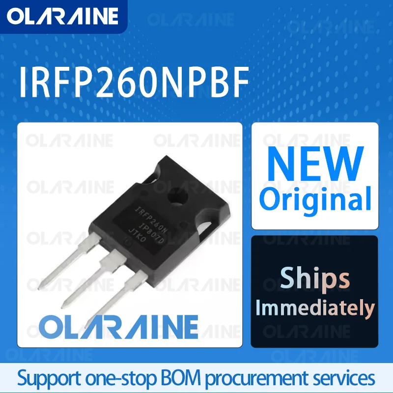5/10/100Pcs IRFP260NPBF transistor MOSFET RoHS TO-247-3 N-Channel 1 Channel Vds- 200 V Id-50 A