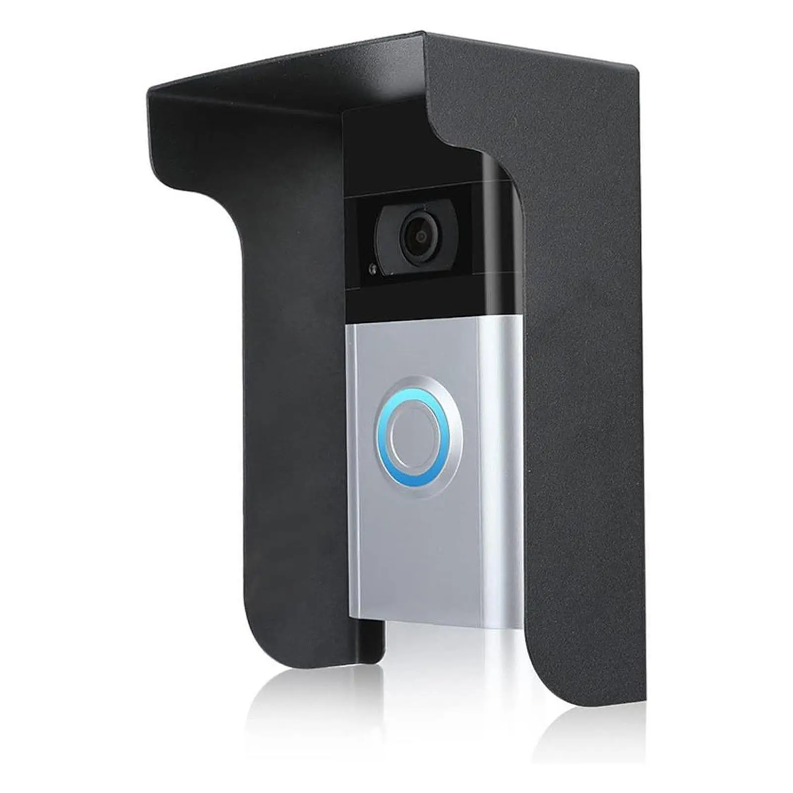 Doorbell Rain Cover Waterproof Easy Installation Multifunctional Antiglare Weather Protector for Width 3.19inch Doorbell Home