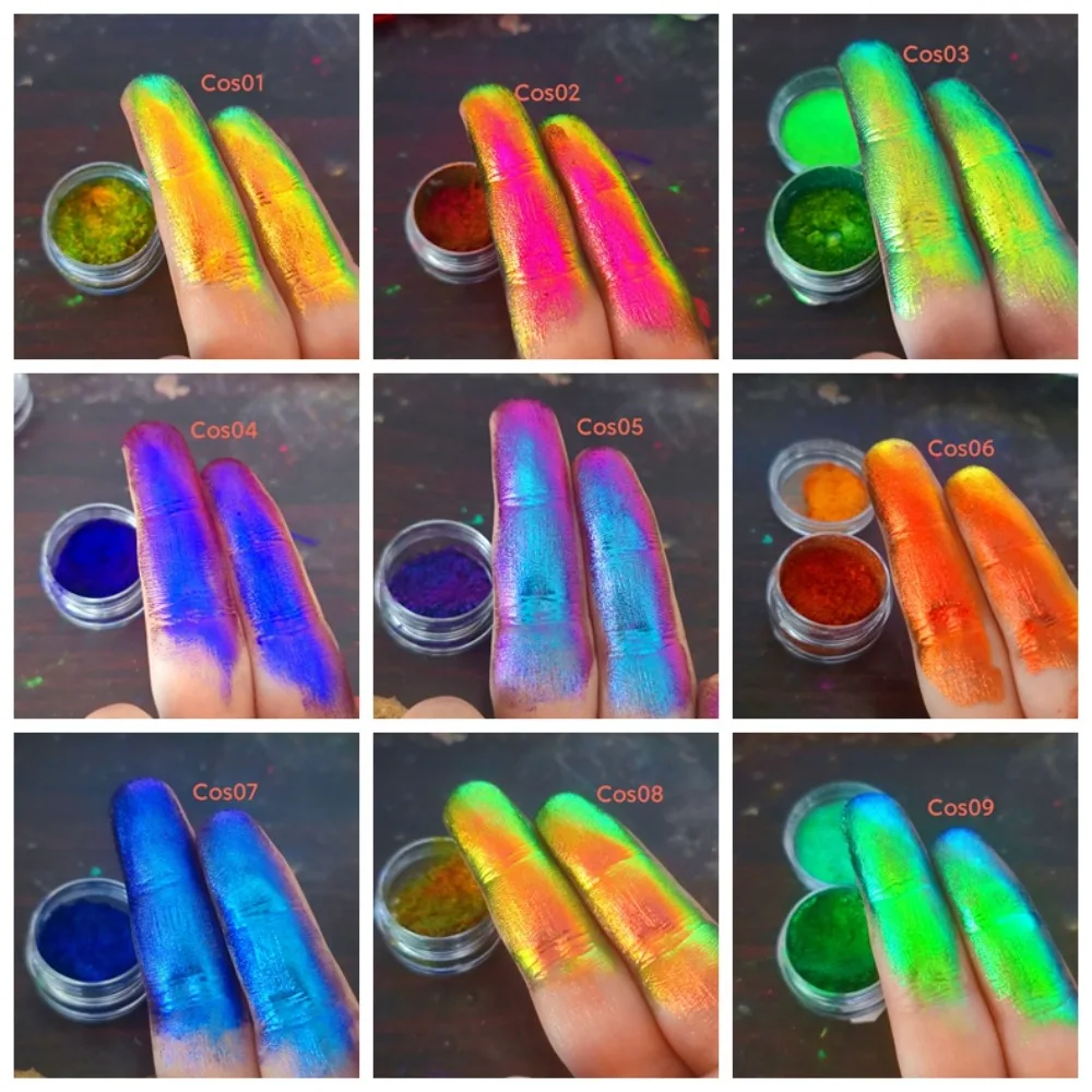 High-Pigmented MultiChrome Eyeshadow Powder MultiChrome Shifting Pigments Duochrome Eyeshadow Infinite Chrome Powder