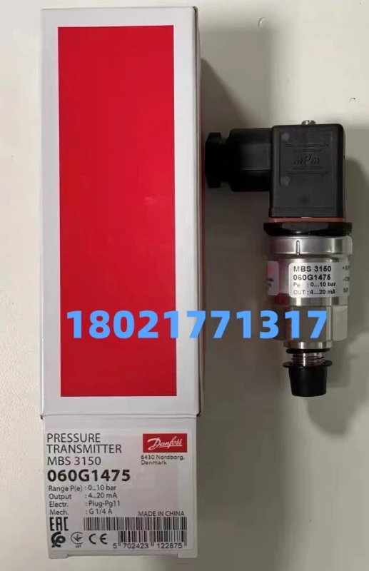 

Датчик давления Danfoss MBS3150, морской гидрогидравлический Высокоточный буферный передатчик 4-20 мА