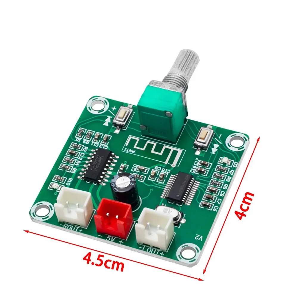 XH-A158 HD Bluetooth 5.0 Amplifier Board, PAM8403 Low Power DIY Wireless Amp Board, Dual 5W Digital, MOQ: 5 Pcs