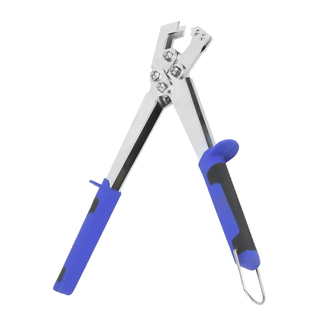 Pince à sertir portative pour connecteurs de cloisons sèches, conception à verrouillage par poinçon, bonne résistance, outil manuel pour cloisons sèches, utilisation à une main, haute dureté