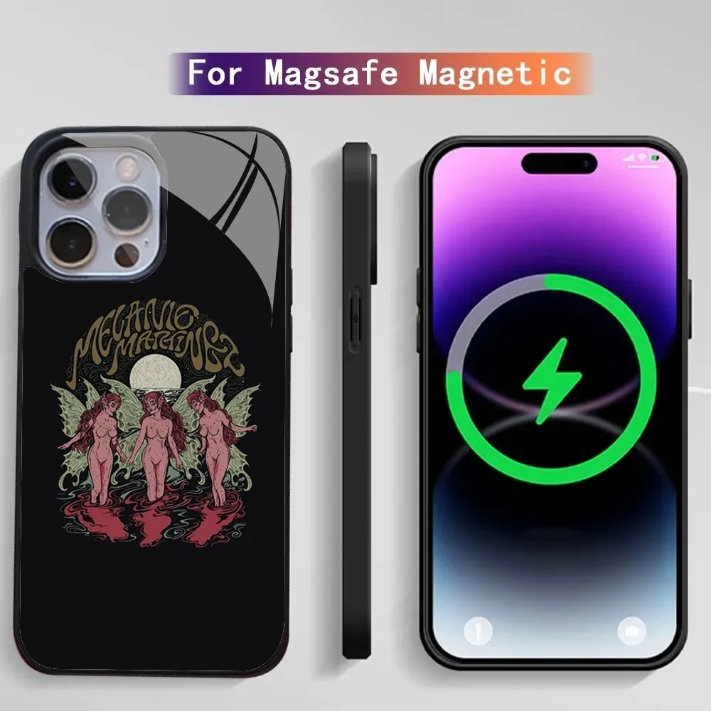 Singer Melanie Martinez Portals Phone Case For IPhone 15 14 13 Pro Max 11 12 Mini Alex Mirror For Magsafe Wireless Charging Case