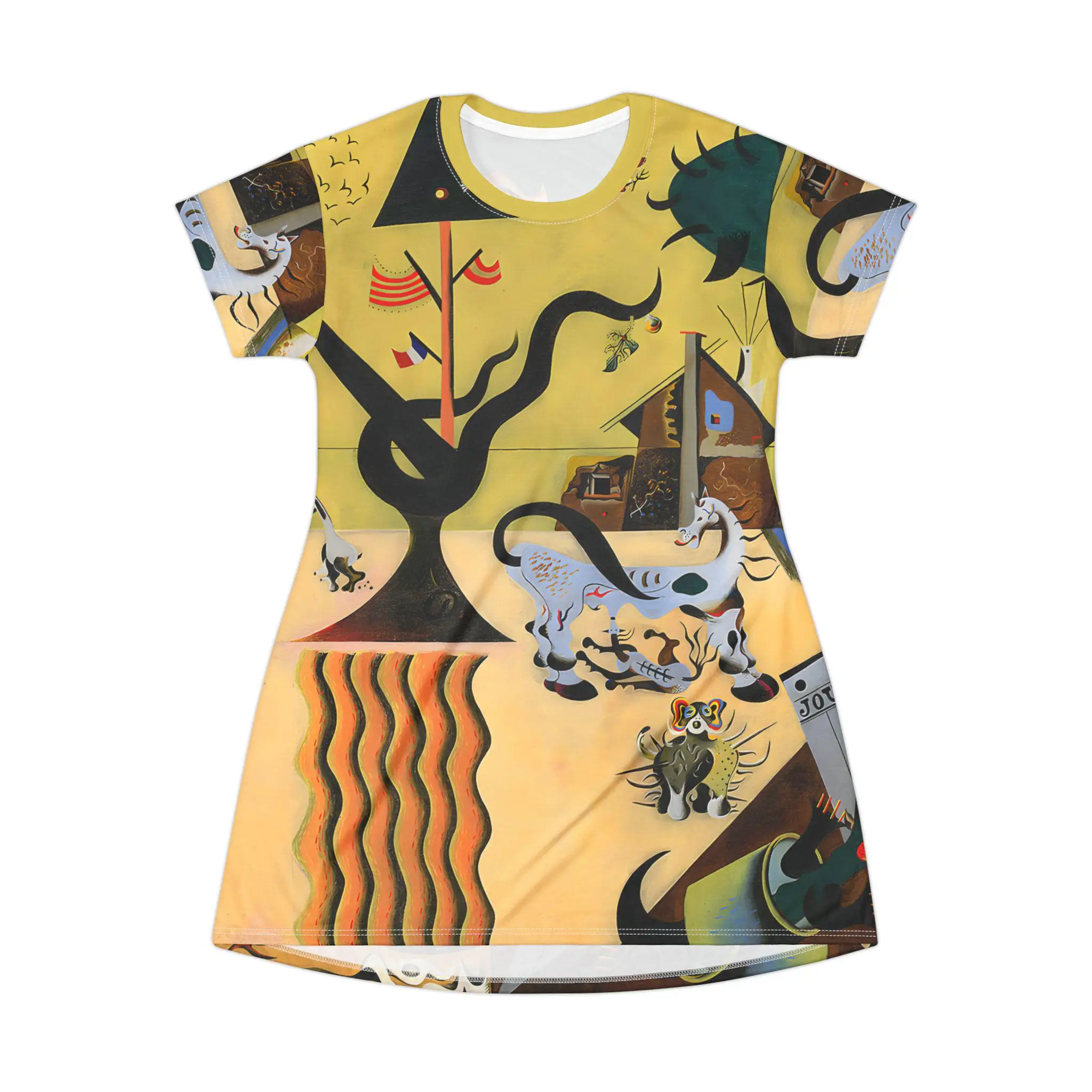 Tilled Field Surrealism Art เสื้อยืดฮาวายท่องเที่ยวชุดวันหยุด Y2k สุภาพสตรีเสื้อผ้าผู้หญิงแขนสั้นฤดูร้อน