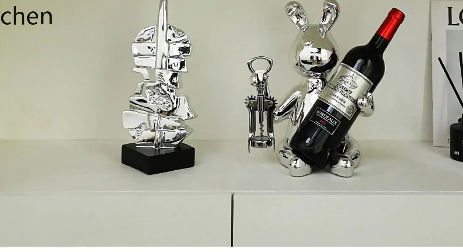 4-9Violin Creative Ornament Crafts Home Wine Cabinet Office Desktop Decorations