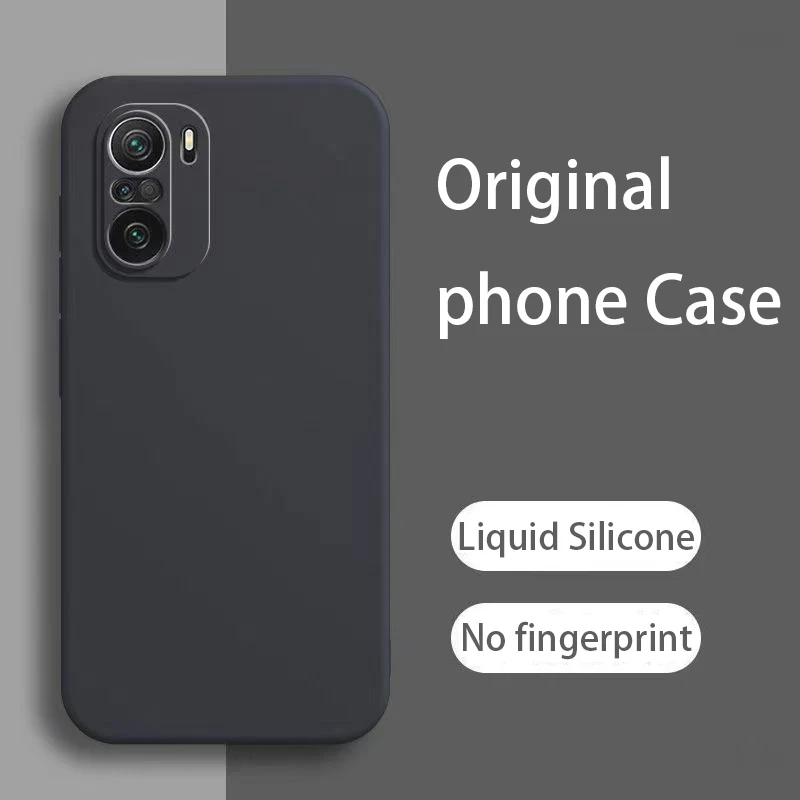 Funda cuadrada de silicona para teléfono Xiaomi Pocophone Poco F3 F5 F6 F7 Poco C51 C61 C71 C55 C65 C75 C85 POCO M6 M7 M8 Pro