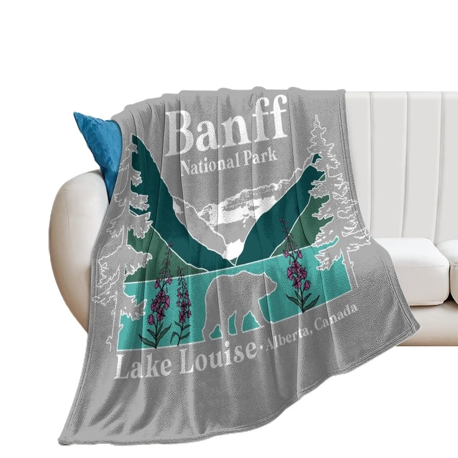 

Banff National Park Throw Blanket Tourist Large Blankets For Bed Heavy Blankets