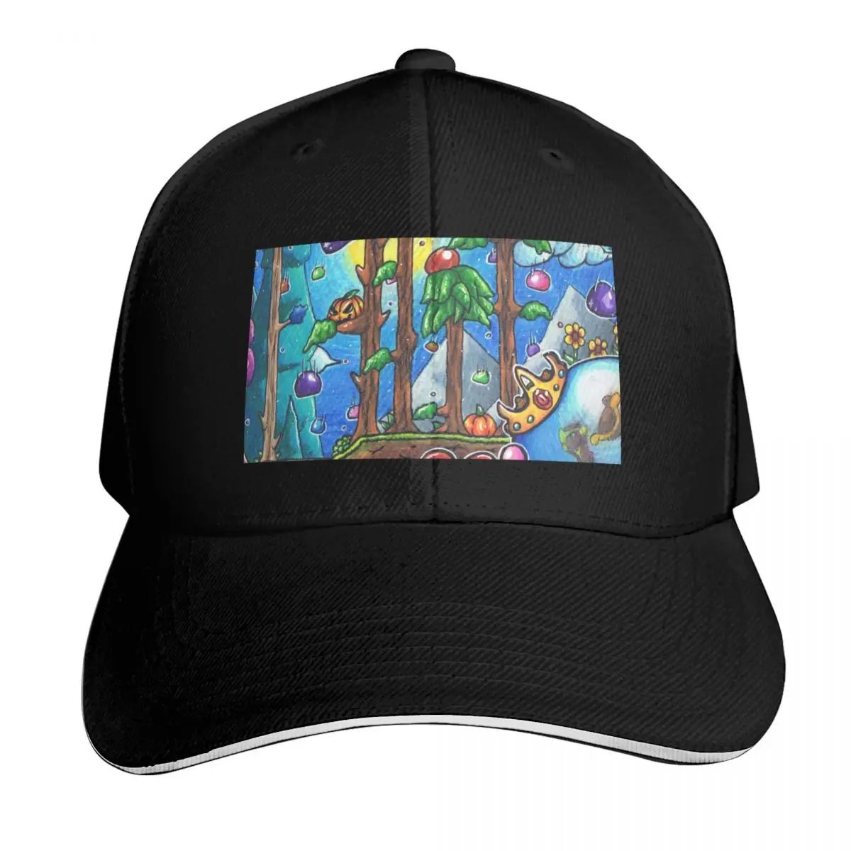 Terraria- Slime Rain Baseball Cap Snapback Cap Rave funny hat Sunscreen Hats Man Women's