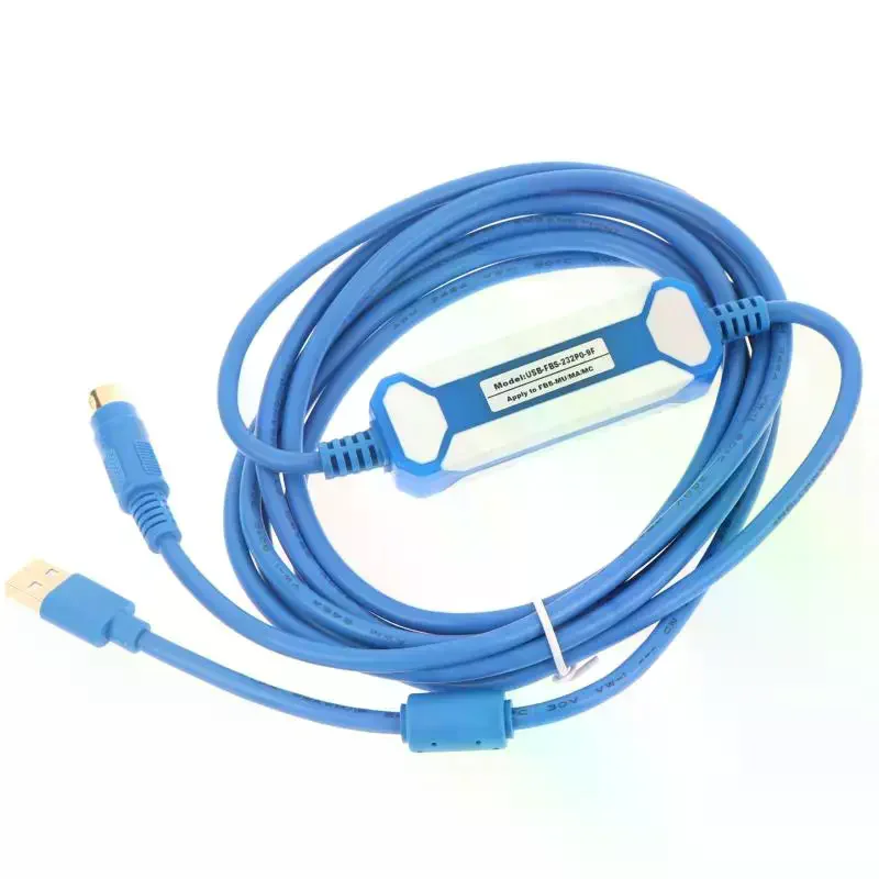 USB To FBS PLC Programming Cable Stable Transmission Durable PVC Jacket For FATEK FBS B1Z Series Industrial Use