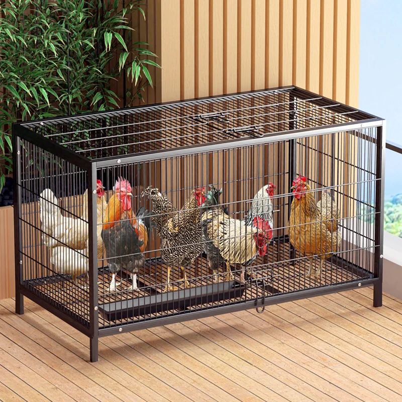 Multi-Layer Reinforced Chicken Cage with Wire Mesh for Outdoor & Indoor Use for Chickens Ducks Geese & Birds All Seasons