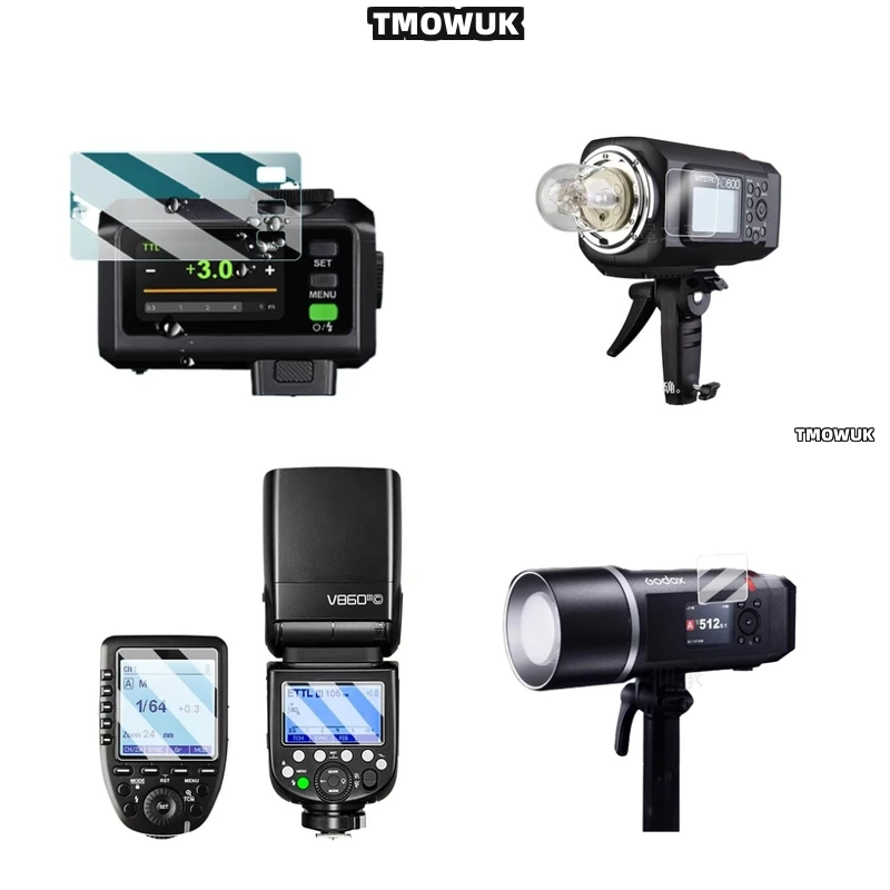 

For Godox X3 V100 V1 Pro AD600BM V860 III Flash Screen Protector, Maximizes Flash Lifespan.