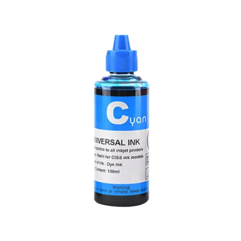 100ml Dye Ink Black Color Compatible for Canon PGI5 CLI8 Ink Refill Kits PIXMA MP500 MP530 MP600 MP600R MP610 Ink Printer