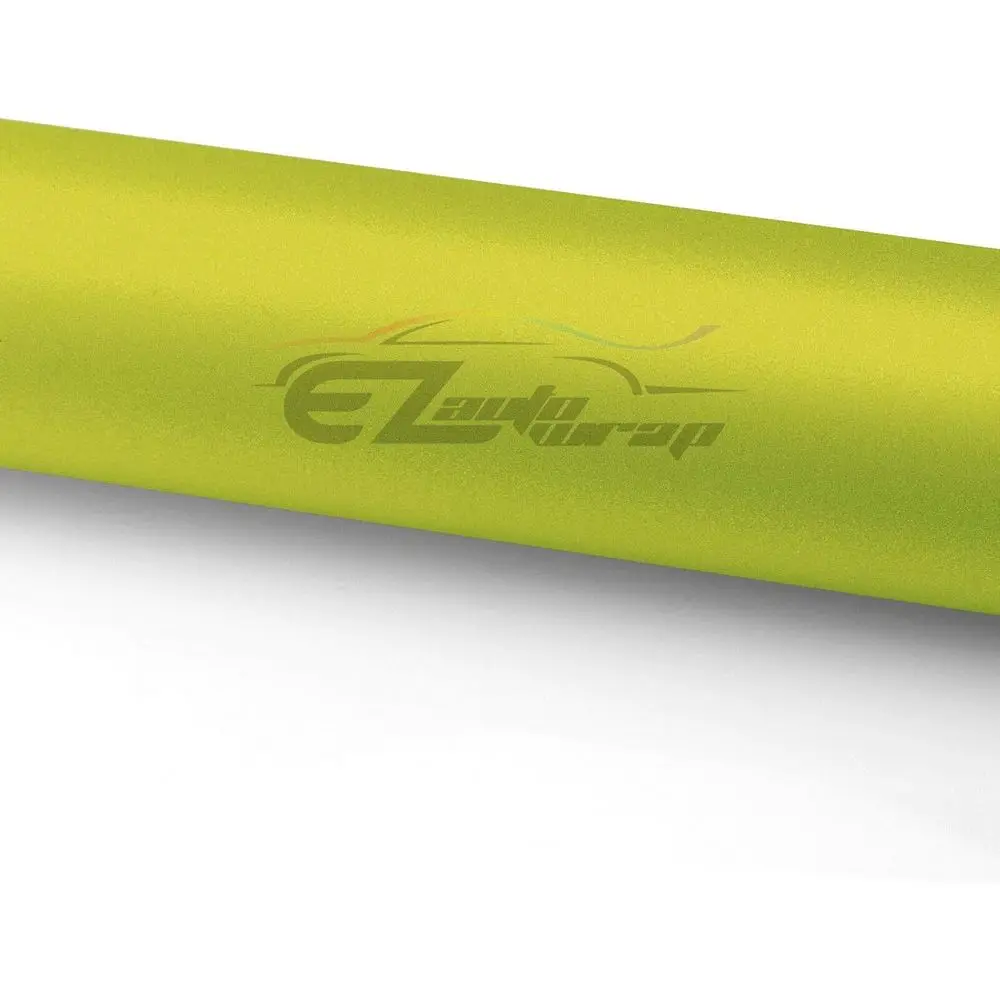 Neon Yellow Frosted Glass Window Film for Home Privacy, 48x360, Waterproof and Easy Peel & Stick Application