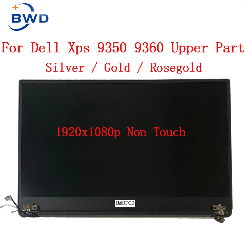 Originele Voor Dell Xps 13 9350 9360 Lcd Touch Screen Assembly Display 1920*1080 Of 3200*1800 07TH8V p54G P54G002 Volledig Getest