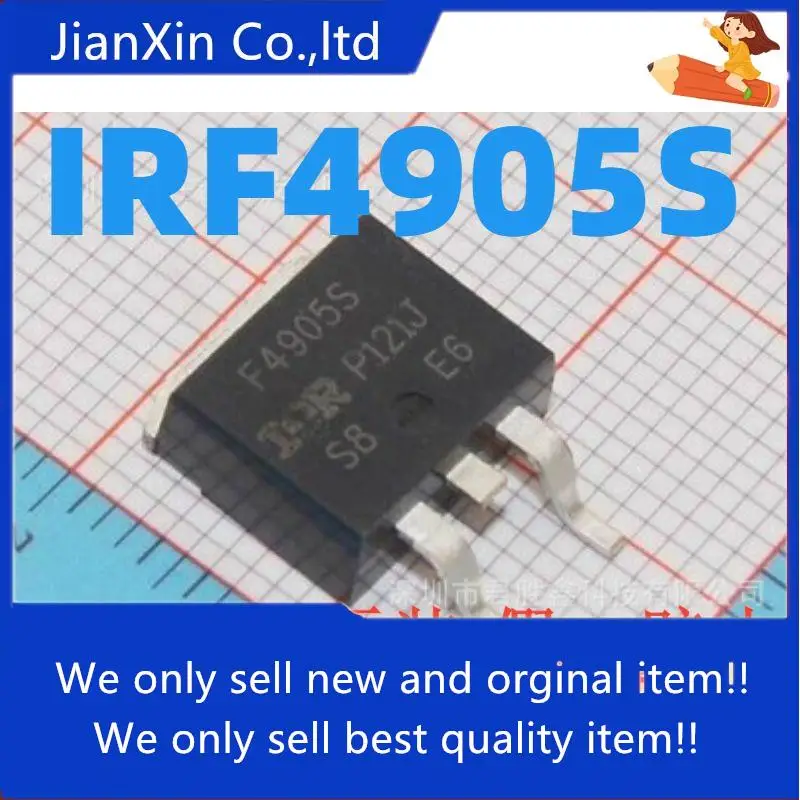 20pcs 100% orginal new  IRF4905S IRF4905STRPBF F4905S SMD TO-263 MOS Field Effect Tube