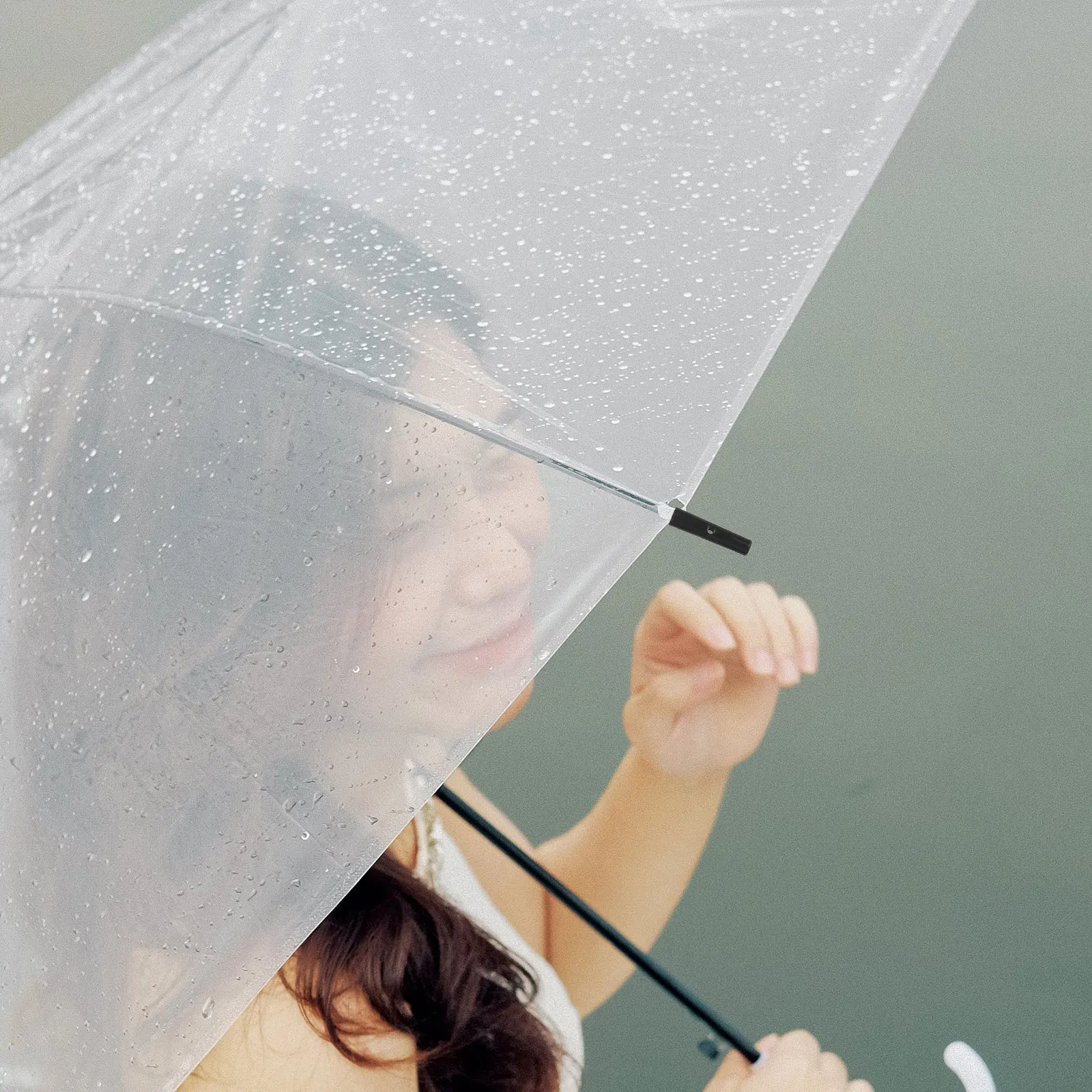 10 Pcs Umbrella Tail Double Hole Beads Replacement Bone Covers Head Parts Accessories Folding Ribs Repair