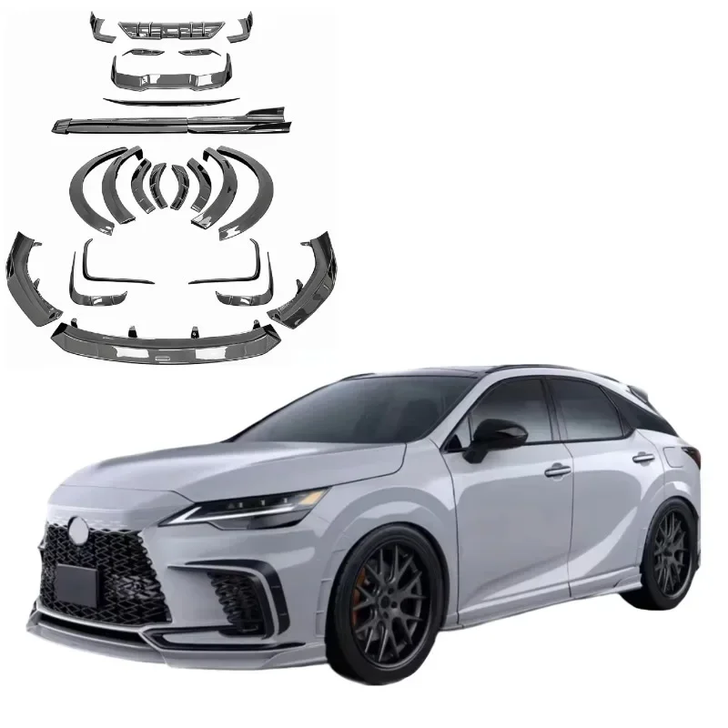 

Art Style Body Kit for RX RX350 RX500 Front Lip Diffuser Side Skirt Spoiler Top Wing Canard Air Vent Cover Car Bodykit Kit