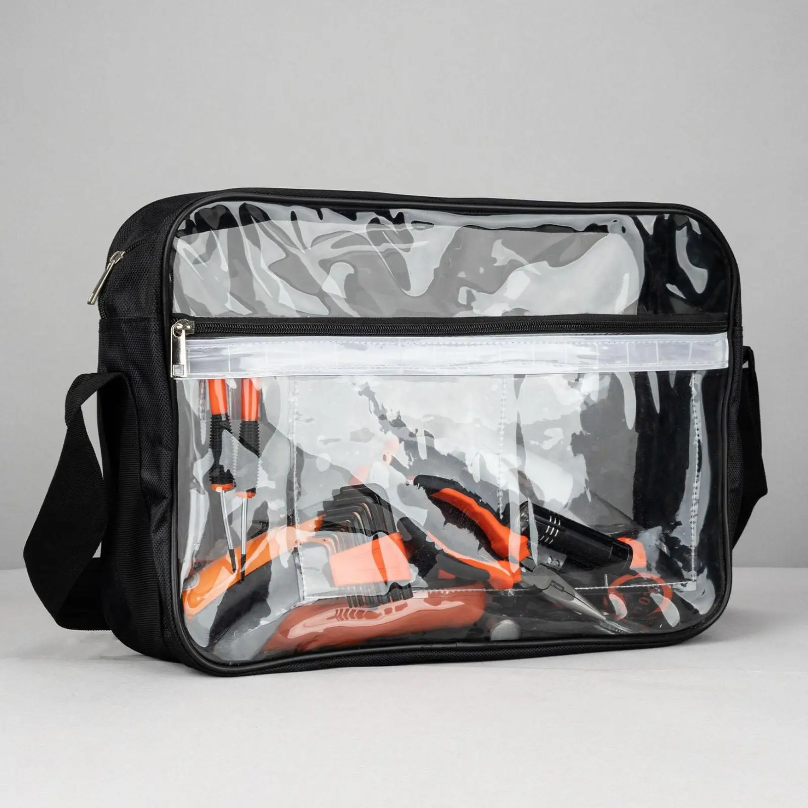 

Сумка для инженера по чистым помещениям: жесткая, прозрачная, антистатическая, вместительная, на плечо, для инструментов и принадлежностей техника