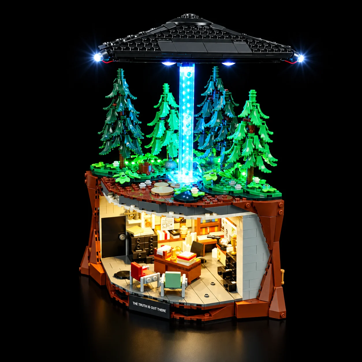MAXCXT LED Light Set For LEGO 21369 The X-Files DIY Decorative Lamp （Not Include Lego Building Blocks Set）