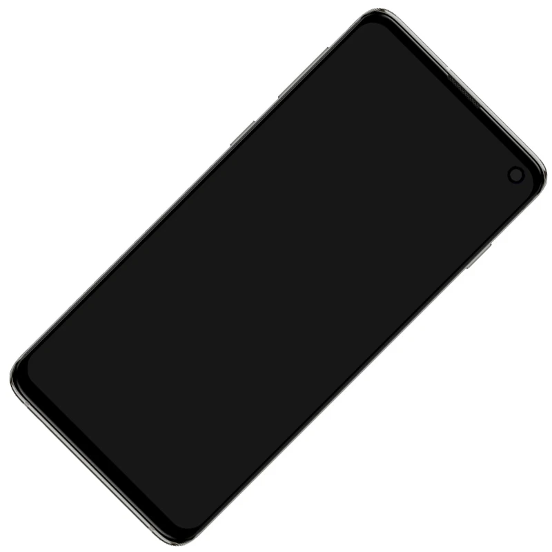 Écran tactile d\'affichage à cristaux liquides avec des pièces de panneau de Hébergements eur de cadre, adapté pour Samsung S10, G973F, G973A, G973U,