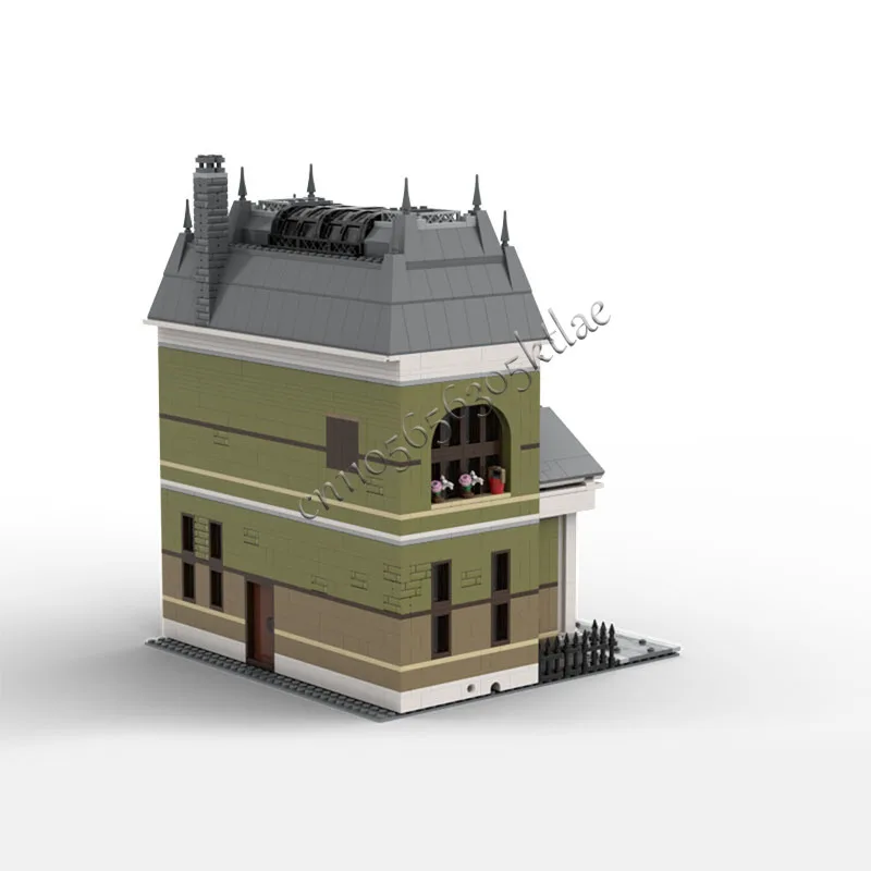 2549 パーツ MOC シティストリートビューズ モジュラー キュレーターのアパートメント ブロック DIY 教育組み立てキッズおもちゃ クリスマスギフト