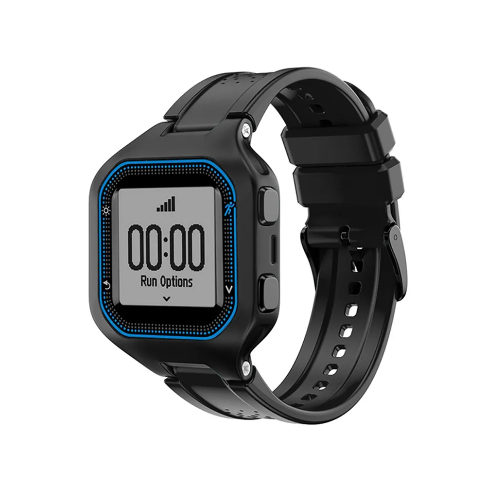 Silikon saat kayışı bant bileklik yedek bilek bandı Garmin öncüsü 25 izle kadın Smartwatch parçaları için araçlar ile