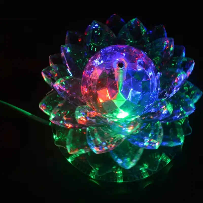 Lotus-Party Lights DJ Disco Lights, luce stroboscopica da palcoscenico, suono attivato con spina americana per feste, Bar, compleanno, decorazioni per matrimoni