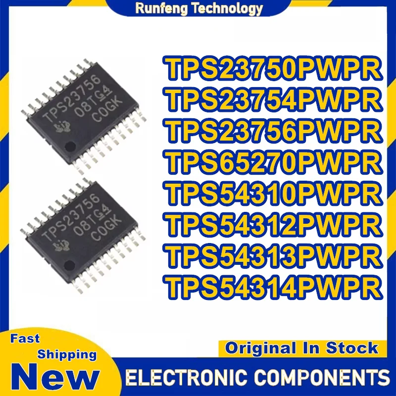 10PCS TPS23750PWPR TPS23754PWPR TPS23756PWPR TPS65270PWPR TPS54310PWPR TPS54312PWPR TPS54313PWPR TPS54314PWPR HTSSOP-20 New