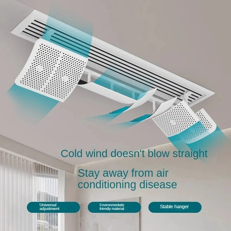 Air Outlet of Central Air Conditioning Wind Deflector Anti-Direct Blowing Cold Wind Blocking Office Universal Wind Direction