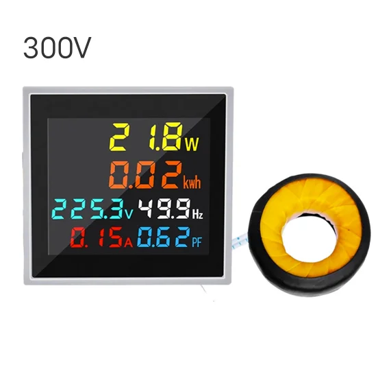 1pcs High  For Precision Digital Display Meter Voltage Current Power Frequency Meter Digital Display Meter Ensures Accurate