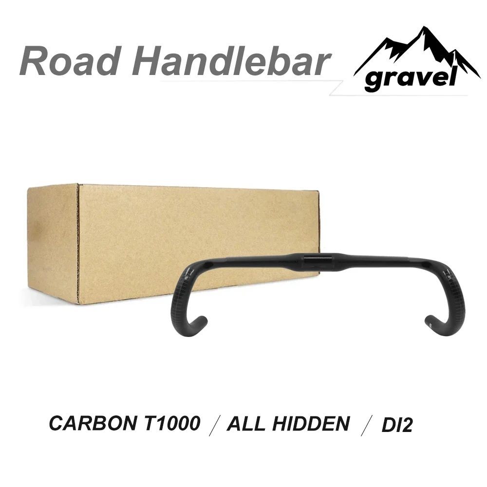 

2024 AERO GEN3 Carbon Fiber Road Handlebar 31.8mm Clamp Diameter 380/400/420/440mm Width DI2 EPS Compatible 16° Cockpit