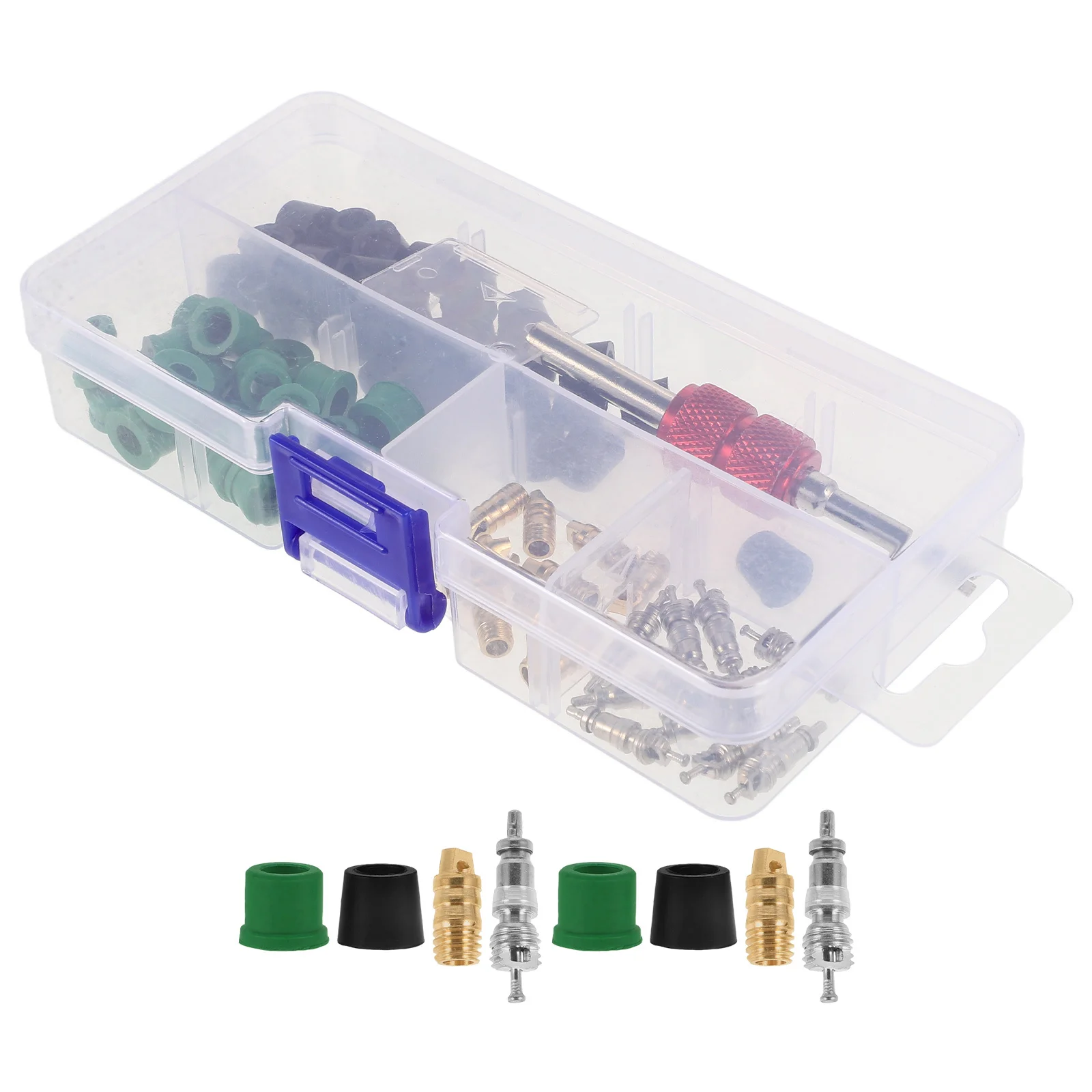 

Professional Air Conditioner Repair Tool Set Valve Core Remover Ac Valve Tool Kit With Gaskets Seals Car Ac Vent Removal