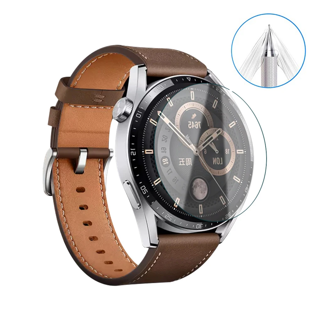 For Huawei Watch GT 2 GT3 46mm 42mm Protective Film Stick on Smartwatch GT3 Pro 46/43mm Screen Protector For Huawei GT 3 Pro