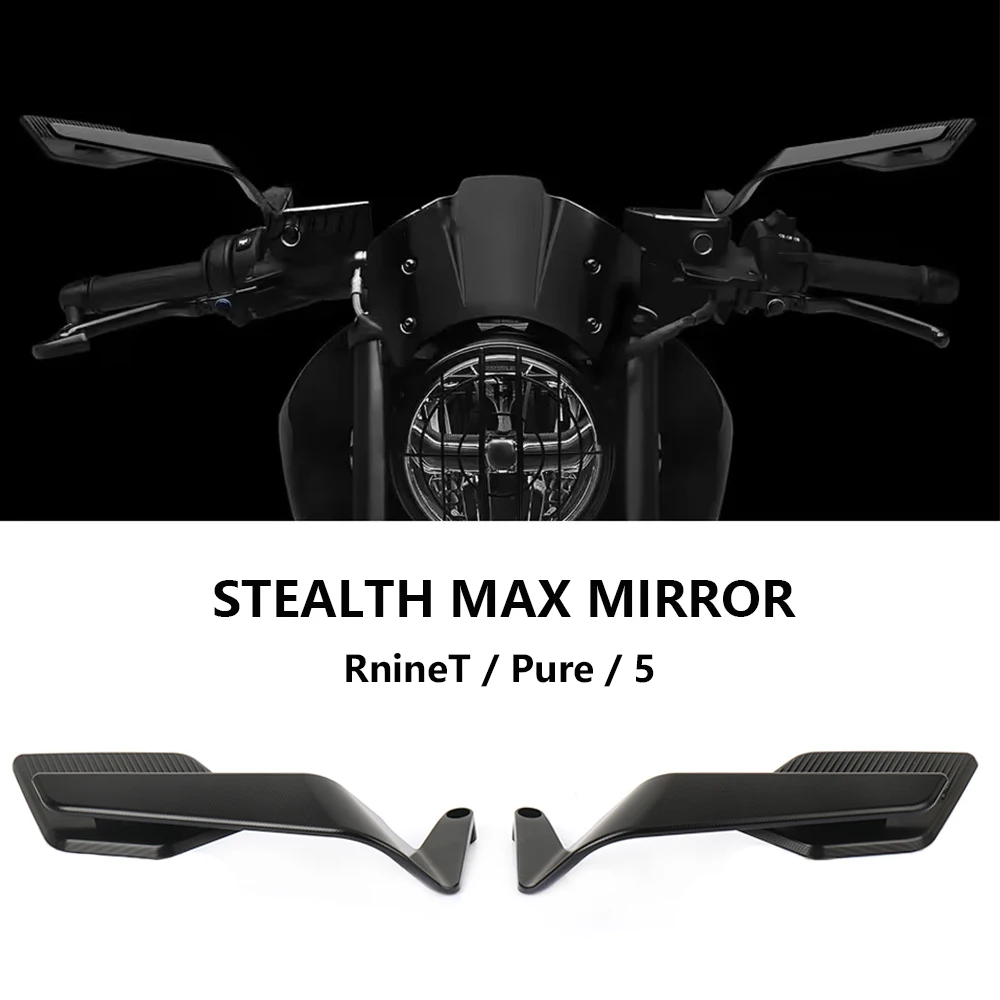 

For BMW Rninet RNINET Pure R nine T /5 R9T R NINE T Motorcycle Anti-glare Side Mirror Accessories Stealth Max Rearview Mirror